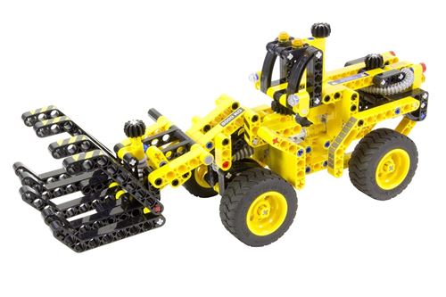 Teknotoys - 85000053 - Jeux de Construction Active Bricks 2 en 1 - Chargeur à Bois & Buggy