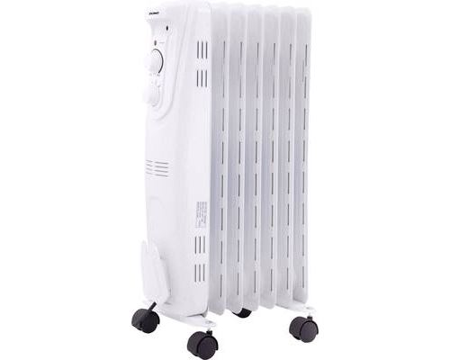 Radiateur à bain dhuile domo do7318r 45 m³ 1500 w blanc