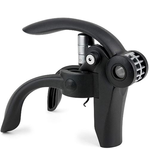 Peugeot - Tire-bouchon à levier noir avec coupe-capsule 14 cm