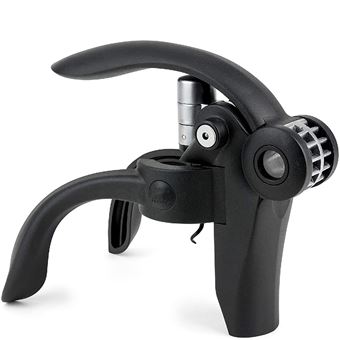 Peugeot - Tire-bouchon à levier noir avec coupe-capsule 14 cm - 1
