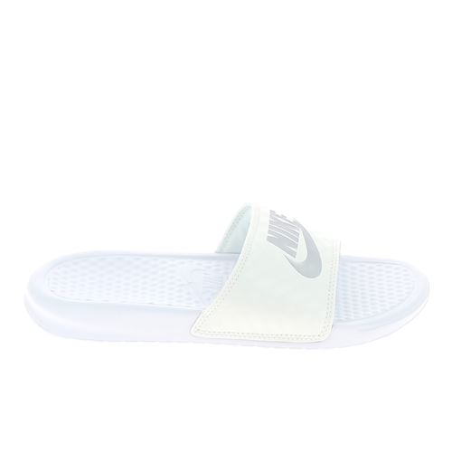 NIKE Benassi JDI Blanc Argent 35.5 Femme