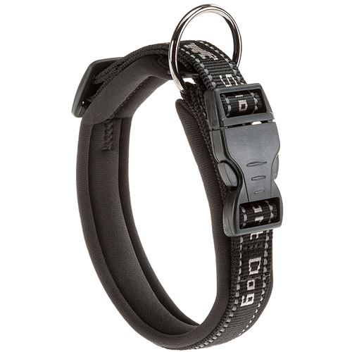 Comparer les prix de Ferplast Collier pour chiens SPORT DOG C25/55, poignée rembourée, ceinture réfléchissante, étiquette porte-nom, A: 45÷55 cm - B: 25 mm gris