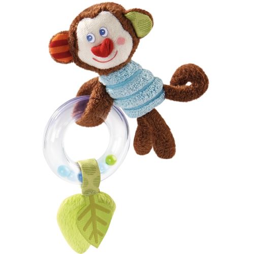 Haba singe hochet Lino 11,5 x 13 cm