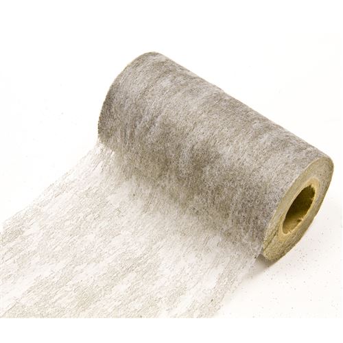 Lot de 10 Rouleaux en tissus non tissé coloris Gris - 10 cm x 10 m