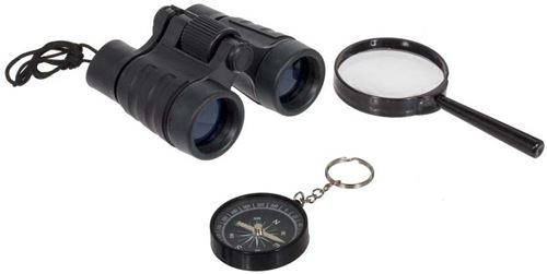 Jeux 2 Momes - Kit aventurier avec jumelles - boussole et loupe