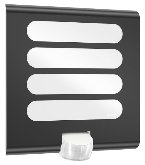 Steinel Applique murale L 224 LED anthracite, luminaire d'extérieur 7.5 W, détecteur de mouvement 180° orientable