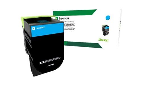 Lexmark 702XC - à rendement extrêmement élevé - cyan - originale - cartouche de toner - LCCP, LRP