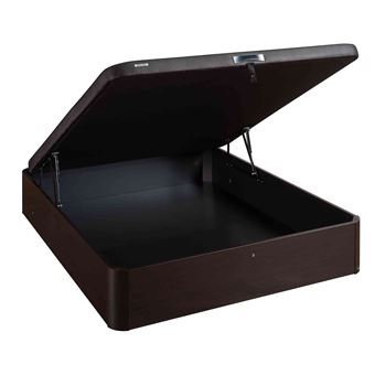 Sommier lit coffre en kit wengé Bultex Asteroid 160x200