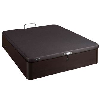 Sommier lit coffre en kit wengé Bultex Asteroid 160x200