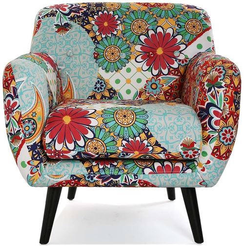 Versa Fauteuil lounge fleuri Giardino Versa Fauteuil lounge fleuri Giardino