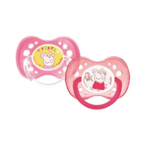 DODIE Sucette Duo A80 Peppa Pig - 18 mois et plus