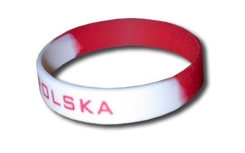 Supportershop Pologne Bracelet Silicone Football, Rouge, FR : Taille Unique