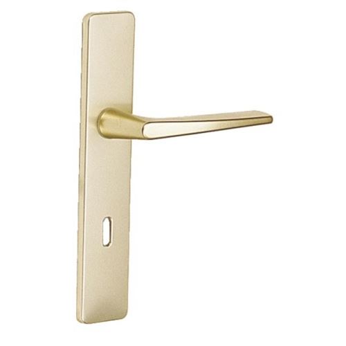 Bezault Sas Champagne Ensemble De Porte Riviera 90 Bezault Entraxe 195 Mm - Bec De Cane Condamnation - 0118220