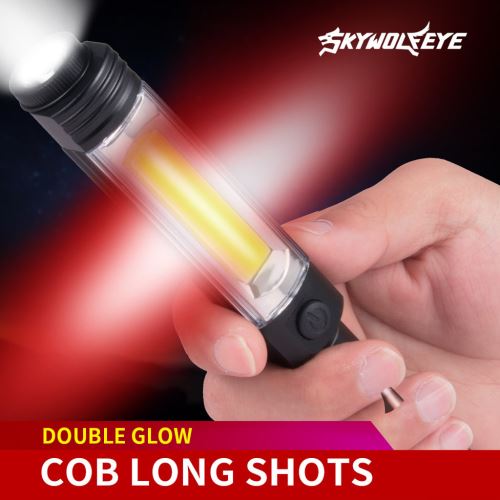 Multifonction 1000 Lumen COB LED Slim Light Work lampe de poche rechargeable Kiliaadk397