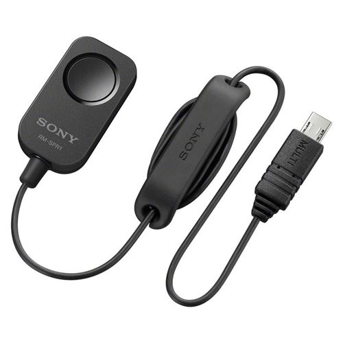 Sony RM-SPR1 - Camera afstandsbediening - kabel - zwart - voor Cinema Line ILME-FX3; Cyber-shot DSC-RX100; a6100; a6400; a6600; a7R IV; a7s III; a9 II
