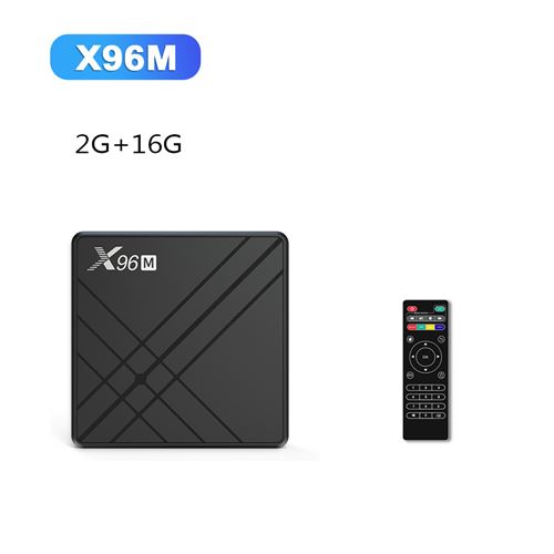 X96M Smart TV Box Android 9.0 2Go RAM / 16Go ROM 2.4G WiFi 6K HD Lecteur multimédia