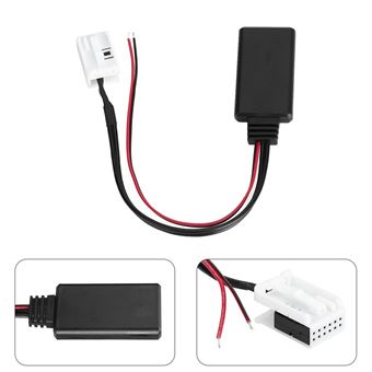 Adaptateur de câble auxiliaire Bluetooth, Voiture Audio Bluetooth