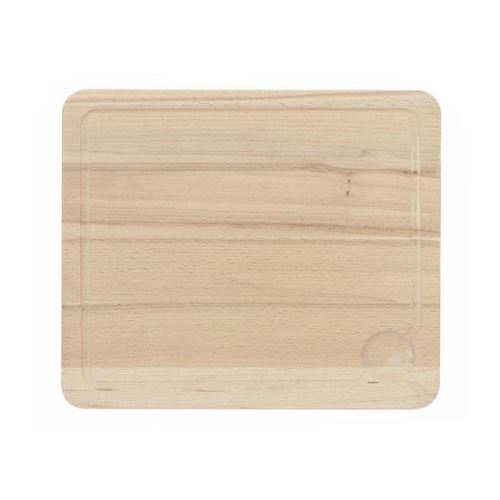Util'home 5040378 planche à découper avec rigole hêtre 34 x 29 cm