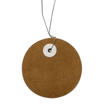 200 étiquettes Cadeaux Kraft Avec Ficelle - Vierges - Pour Vêtements, Artisanat, Emballage - Taille 12x6 Cm