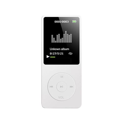 Baladeur MP3 ZY-102 portable étanche - Blanc