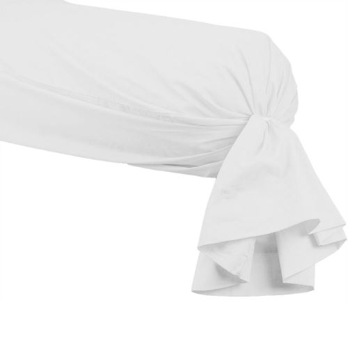 Taie de Traversin Percale Unie EASY CARE 80 fils/cm² SENSEI SOFT Blanc 45x185