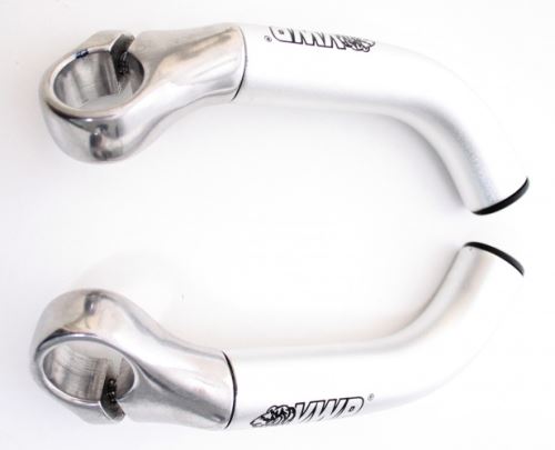 VWP Bar Ends Aluminium Argent Bent