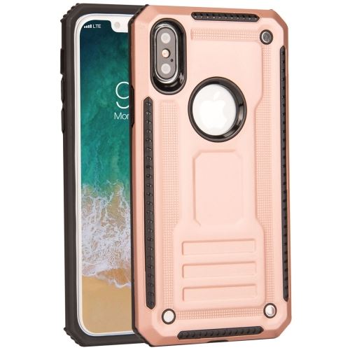 iPhone X Coque Protection Plastique Rose ALS48177