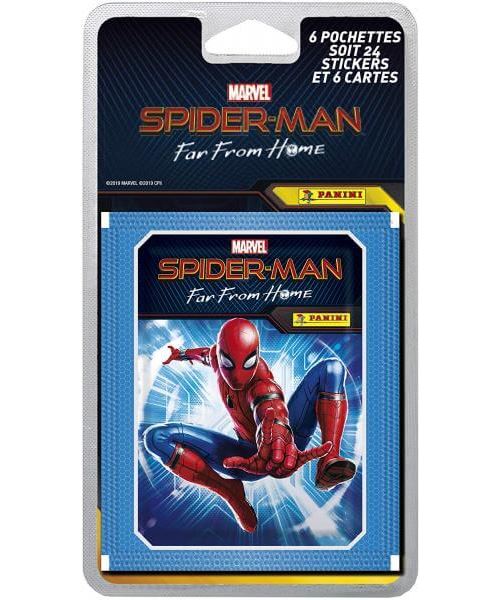 SPIDERMAN FAR FROM HOME Blister 6 pochettes