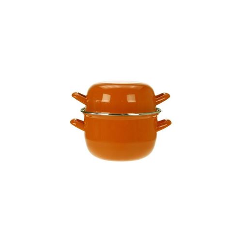 COSY & TRENDY Marmite a moule - 18cm Orange-1.2Kg-2.8L
