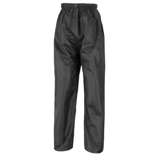 Result Core - Sur-pantalon de pluie - Homme (XL) (Noir) - UTBC2053