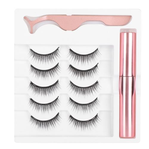 Faux Cils Magnétique avec Eyeliner Liquide Pince à Épiler - 022