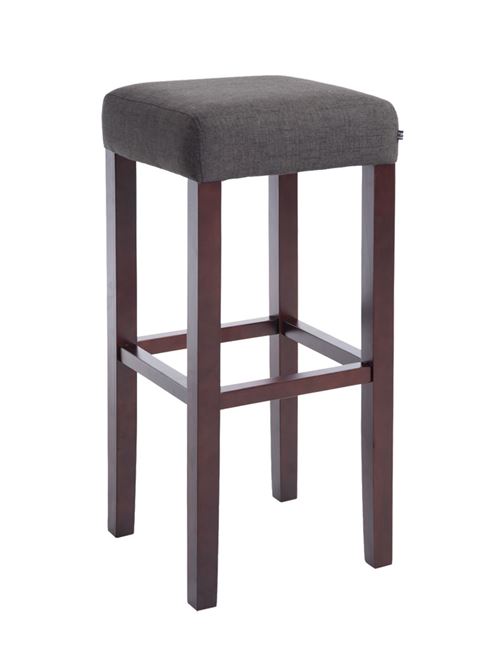 Tabouret de bar Judy tissu , Cappuccino / Gris foncé