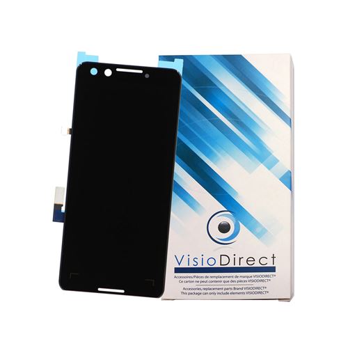 Ecran pour Google Pixel 3 5.5 Noir téléphone portable ecran LCD + vitre tactile -VISIODIRECT-