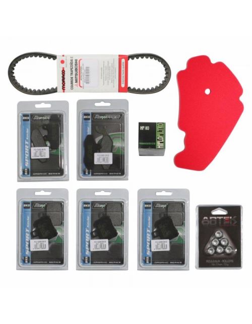 Kit entretien maxiscooter adaptable piaggio 125 x9 -selection p2r-