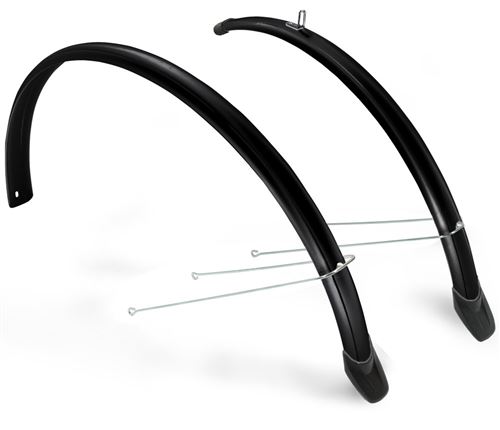 Eurofender kit garde-boue 28 pouces 58 mm plastique noir