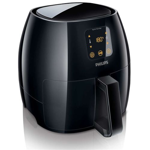 Philips Avance Collection HD9240 XL - friteuse - noir