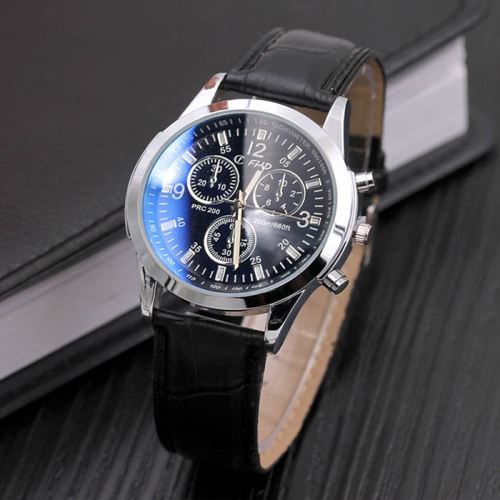 Montre Homme Quartz Noir+Noir