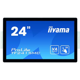 iiyama ProLite TF2415MC-B2 - Écran LED - 23.8" - cadre ouvert - écran tactile - 1920 x 1080 Full HD (1080p) @ 60 Hz - VA - 350 cd/m² - 3000:1 - 16 ms - HDMI, VGA, DisplayPort - noir