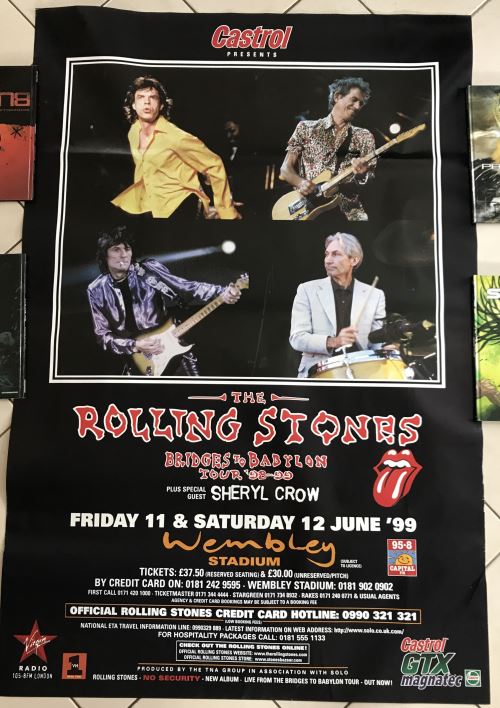 Rolling Stones - 102x152 cm - AFFICHE / POSTER État correct - N/A reconditionné disponible sur Fnac
