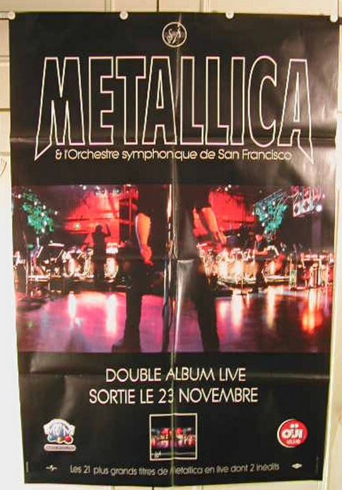 Metallica - affiche pliée - 80x120 cm - AFFICHE / POSTER