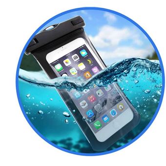 Coque et étui téléphone mobile GENERIQUE Pochette etanche tactile pour  samsung galaxy a51 smartphone eau plage ipx8 waterproof coque (noir)