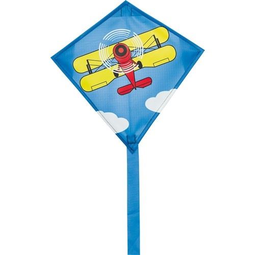 Invento cerf-volant Mini Eddy Biplane enfant Mini Eddy Biplane 30 cm bleu