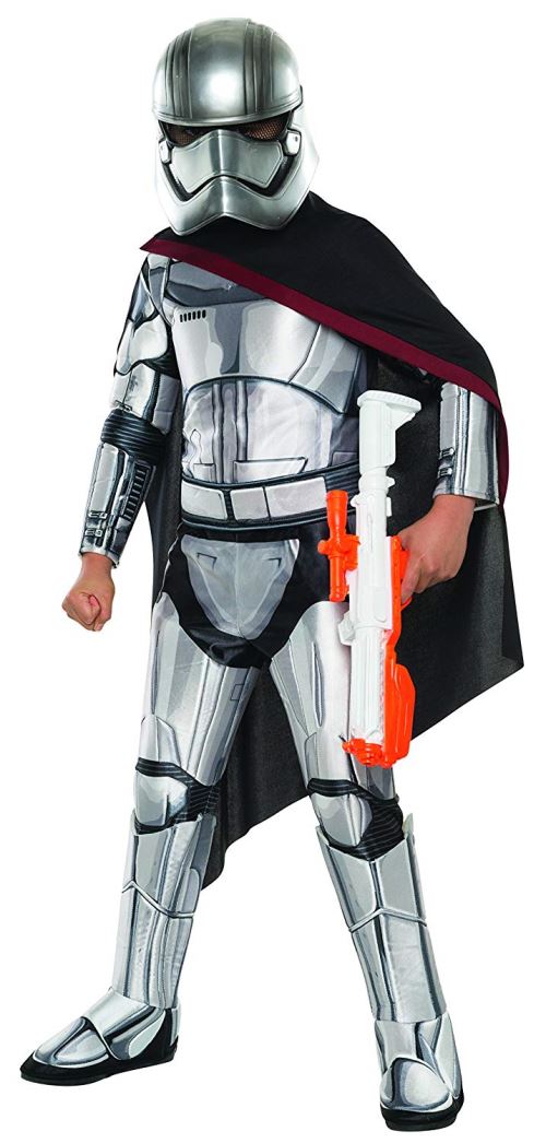 Rubies Officielle Disney Star Wars Super Deluxe Capitaine Phasma, Enfant, Costume – Petit