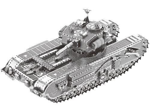 Maquette 3D en métal : Char d'assaut - 48 pièces