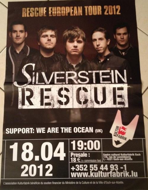Silverstein - 70x100 cm - AFFICHE / POSTER