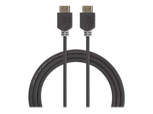 Câble hdmi? haute vitesse avec ethernet connecteur hdmi? - connecteur hdmi? 2,0 m anthracite nedis