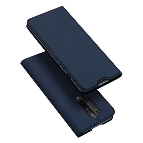 Etui en PU avec porte-carte bleu pour votre OnePlus 8 Pro