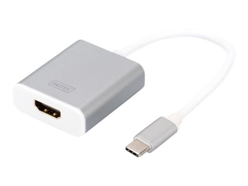 Digitus - Adaptateur Vidéo Externe - Usb-C - Hdmi - Aluminium