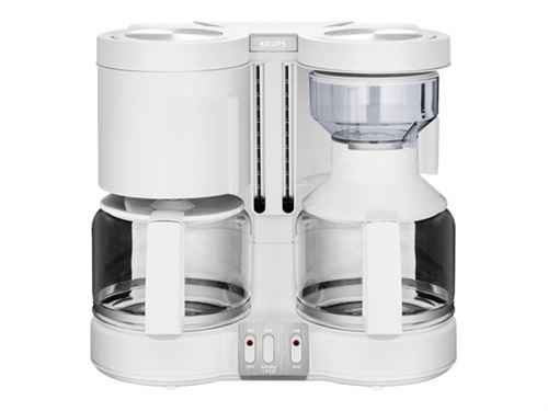 Krups Duothek Plus KM 8501 - Cafetière/théière - 20 tasses - blanc
