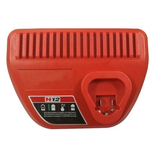pour Milwaukee N12 Li-Ion Red Lithium 12V Batterie 48-59-2401 48-11-2440 Charge Us Xcq468